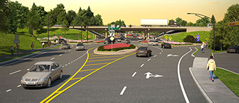 Rendering of new Exit 16 DDI